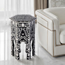 Amaya 16 in. W Hexagon Bone Inlay Side Table by Butler Specialty Company