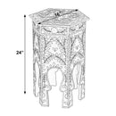 Amaya 16 in. W Hexagon Bone Inlay Side Table by Butler Specialty Company