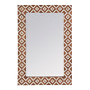 Verona 24 in. W x 36" H Rectangular Bone-Inlay Wall Mirror by Butler Specialty Company