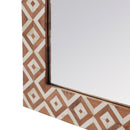Verona 24 in. W x 36" H Rectangular Bone-Inlay Wall Mirror by Butler Specialty Company