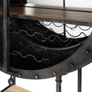 Roanoke 43 in W x 69 in. H Iron Bar Cabinet by Butler Specialty Company
