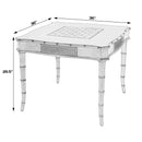 Osman 36 in. W Square Wood Chess-Checker Board Game Table with Storage Drawers by Butler Specialty Company