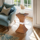 Marikit 13 in. W Square Wood and Arorog Inlay Side Table by Butler Specialty Company