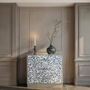 Maganda 32 in. W Rectangular Wood and Tortoise Capiz 3 Drawer Accent Chest of Drawers by Butler Specialty Company