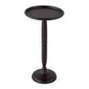Alexi 12 in. W Round All Metal Pedestal Base End Table by Butler Specialty Company