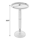 Alexi 12 in. W Round All Metal Pedestal Base End Table by Butler Specialty Company