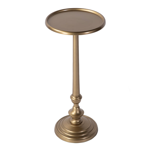 Astoria 10 in. W Round Metal Pedestal Base End Table by Butler Specialty Company