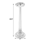Tilly 7 in. W Round All Metal Pedestal Base End Table by Butler Specialty Company
