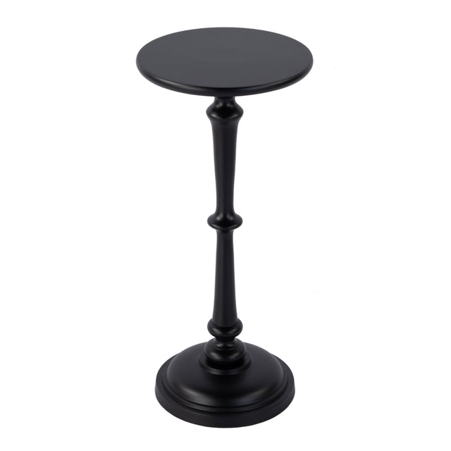 Alisa 10 in. W Round All Metal Pedestal Base End Table by Butler Specialty Company