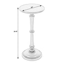 Alisa 10 in. W Round All Metal Pedestal Base End Table by Butler Specialty Company