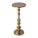 Mario 10 in. W Round All Metal Pedestal Base End Table by Butler Specialty Company