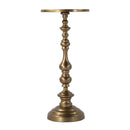 Mario 10 in. W Round All Metal Pedestal Base End Table by Butler Specialty Company