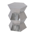 Renzo 16 in. W Stainless Steel Modern End Table by Butler Specialty Company