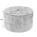 Tundra 31.5 in. W Round Stainless Steel Coffee Table by Butler Specialty Company