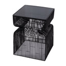 Ivar 14 in. W Square Stainless Steel Modern End Table by Butler Specialty Company
