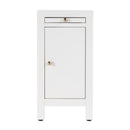 Nora 12 in. W Rectangular Wood 1 Door Narrow End Table with Pull-Out Tray by Butler Specialty Company