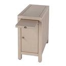 Nora 12 in. W Rectangular Wood 1 Door Narrow End Table with Pull-Out Tray by Butler Specialty Company