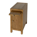 Nora 12 in. W Rectangular Wood 1 Door Narrow End Table with Pull-Out Tray by Butler Specialty Company