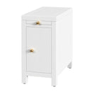 Nora 12 in. W Rectangular Wood 1 Door Narrow End Table with Pull-Out Tray by Butler Specialty Company
