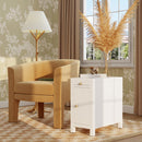Nora 12 in. W Rectangular Wood 1 Door Narrow End Table with Pull-Out Tray by Butler Specialty Company