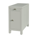 Nora 12 in. W Rectangular Wood 1 Door Narrow End Table with Pull-Out Tray by Butler Specialty Company