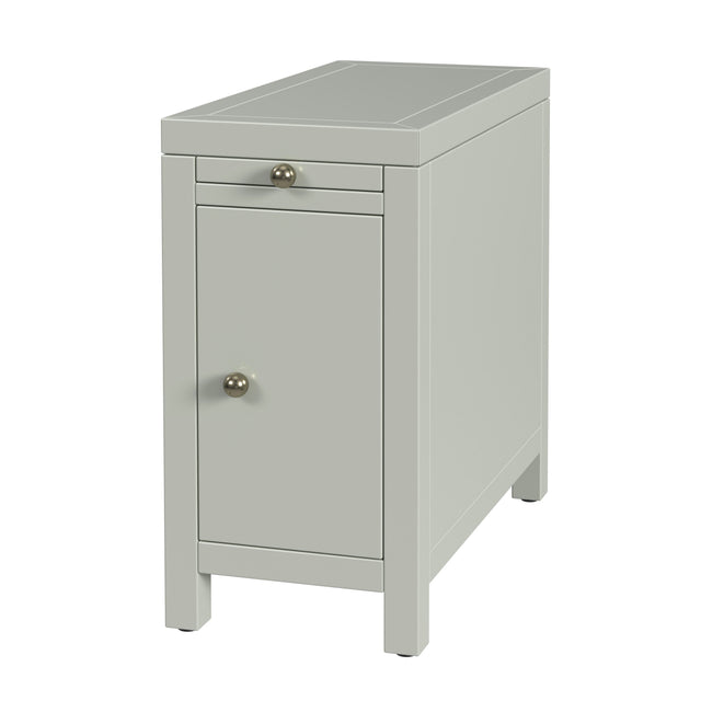 Nora 12 in. W Rectangular Wood 1 Door Narrow End Table with Pull-Out Tray by Butler Specialty Company