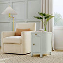 Nora 12 in. W Rectangular Wood 1 Door Narrow End Table with Pull-Out Tray by Butler Specialty Company