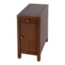 Nora 12 in. W Rectangular Wood 1 Door Narrow End Table with Pull-Out Tray by Butler Specialty Company