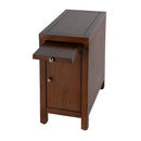Nora 12 in. W Rectangular Wood 1 Door Narrow End Table with Pull-Out Tray by Butler Specialty Company