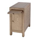 Nora 12 in. W Rectangular Wood 1 Door Narrow End Table with Pull-Out Tray by Butler Specialty Company