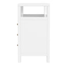 Nora 28 in. W Rectangular Wood 3 Drawer Tall Nightstand with Open Shelf on Top by Butler Specialty Company
