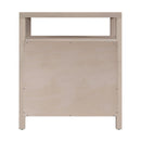 Nora 28 in. W Rectangular Wood 3 Drawer Tall Nightstand with Open Shelf on Top by Butler Specialty Company