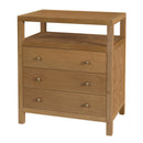 Nora 28 in. W Rectangular Wood 3 Drawer Tall Nightstand with Open Shelf on Top by Butler Specialty Company