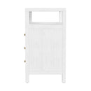 Nora 28 in. W Rectangular Wood 3 Drawer Tall Nightstand with Open Shelf on Top by Butler Specialty Company