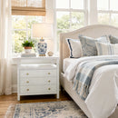 Nora 28 in. W Rectangular Wood 3 Drawer Tall Nightstand with Open Shelf on Top by Butler Specialty Company