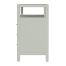 Nora 28 in. W Rectangular Wood 3 Drawer Tall Nightstand with Open Shelf on Top by Butler Specialty Company