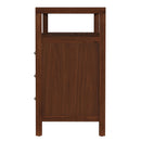 Nora 28 in. W Rectangular Wood 3 Drawer Tall Nightstand with Open Shelf on Top by Butler Specialty Company