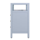 Nora 28 in. W Rectangular Wood 3 Drawer Tall Nightstand with Open Shelf on Top by Butler Specialty Company