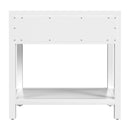 Nora 30 in. W Rectangular Wood 1 Drawer Wide Nightstand with Lower Open Shelf by Butler Specialty Company