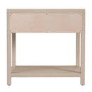 Nora 30 in. W Rectangular Wood 1 Drawer Wide Nightstand with Lower Open Shelf by Butler Specialty Company