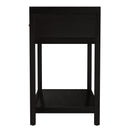 Nora 30 in. W Rectangular Wood 1 Drawer Wide Nightstand with Lower Open Shelf by Butler Specialty Company