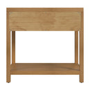 Nora 30 in. W Rectangular Wood 1 Drawer Wide Nightstand with Lower Open Shelf by Butler Specialty Company