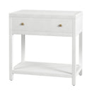 Nora 30 in. W Rectangular Wood 1 Drawer Wide Nightstand with Lower Open Shelf by Butler Specialty Company