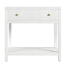 Nora 30 in. W Rectangular Wood 1 Drawer Wide Nightstand with Lower Open Shelf by Butler Specialty Company