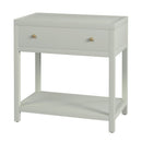 Nora 30 in. W Rectangular Wood 1 Drawer Wide Nightstand with Lower Open Shelf by Butler Specialty Company