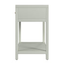 Nora 30 in. W Rectangular Wood 1 Drawer Wide Nightstand with Lower Open Shelf by Butler Specialty Company
