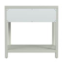 Nora 30 in. W Rectangular Wood 1 Drawer Wide Nightstand with Lower Open Shelf by Butler Specialty Company