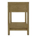 Nora 30 in. W Rectangular Wood 1 Drawer Wide Nightstand with Lower Open Shelf by Butler Specialty Company