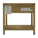 Nora 30 in. W Rectangular Wood 1 Drawer Wide Nightstand with Lower Open Shelf by Butler Specialty Company