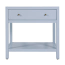 Nora 30 in. W Rectangular Wood 1 Drawer Wide Nightstand with Lower Open Shelf by Butler Specialty Company